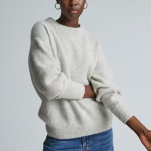 NWT Everlane Alpaca Crew Sweater in Almond